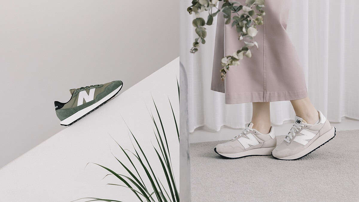 New Balance氣質鞋王NB237秋冬新色開賣，抹茶綠、寶寶藍、燕麥白超欠收