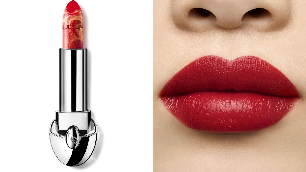 嬌蘭2021聖誕彩妝紅寶之吻高訂唇膏(N&deg;34冰金磚紅)，NT1,160