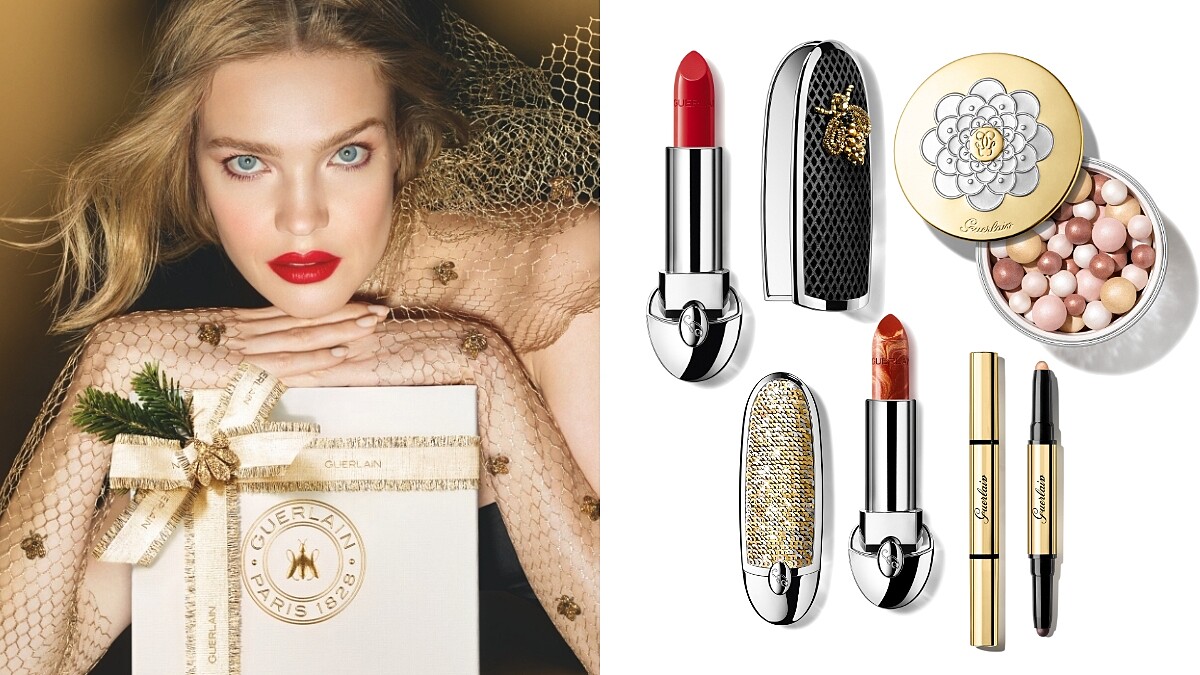 嬌蘭2021聖誕彩妝登場，精品級手工刺繡金蜂的口紅外殼太精緻