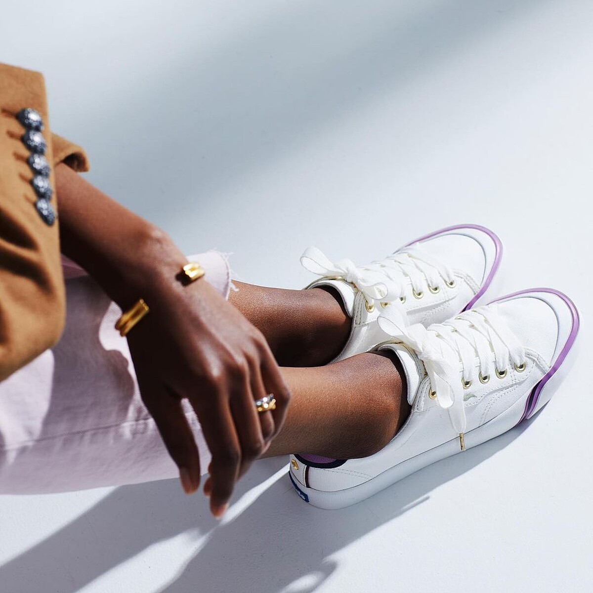 CREW KICK 75撞色線條休閒鞋，NT2,890