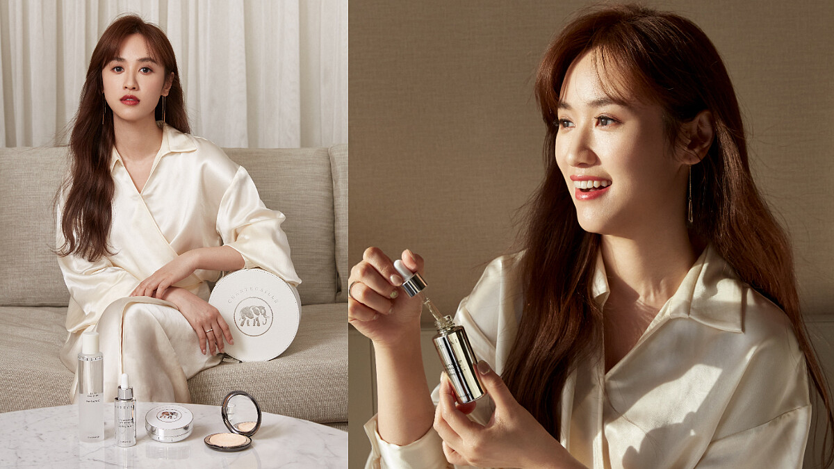 吳姍儒大方認愛：「因為喜歡，所以是香緹卡鐵粉」！最怕五月玫瑰花妍露缺貨～保濕穩膚都靠它！上鏡前必用鑽石級精華液緊緻拉提，上妝超貼自帶幸福光芒！