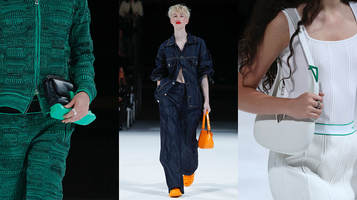 2022春夏時裝週｜Bottega Veneta初嘗美式休閒風格，近距離欣賞Cassette編織包變奏款+新包