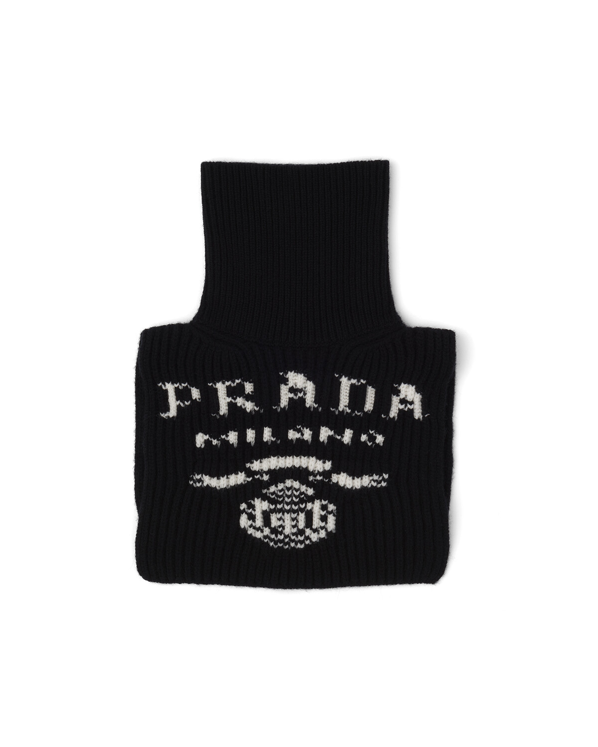 Prada針織連帽脖圍，NT32,500