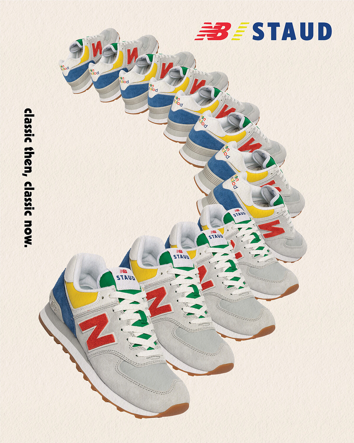 New Balance X Staud聯名系列574，NT3,280