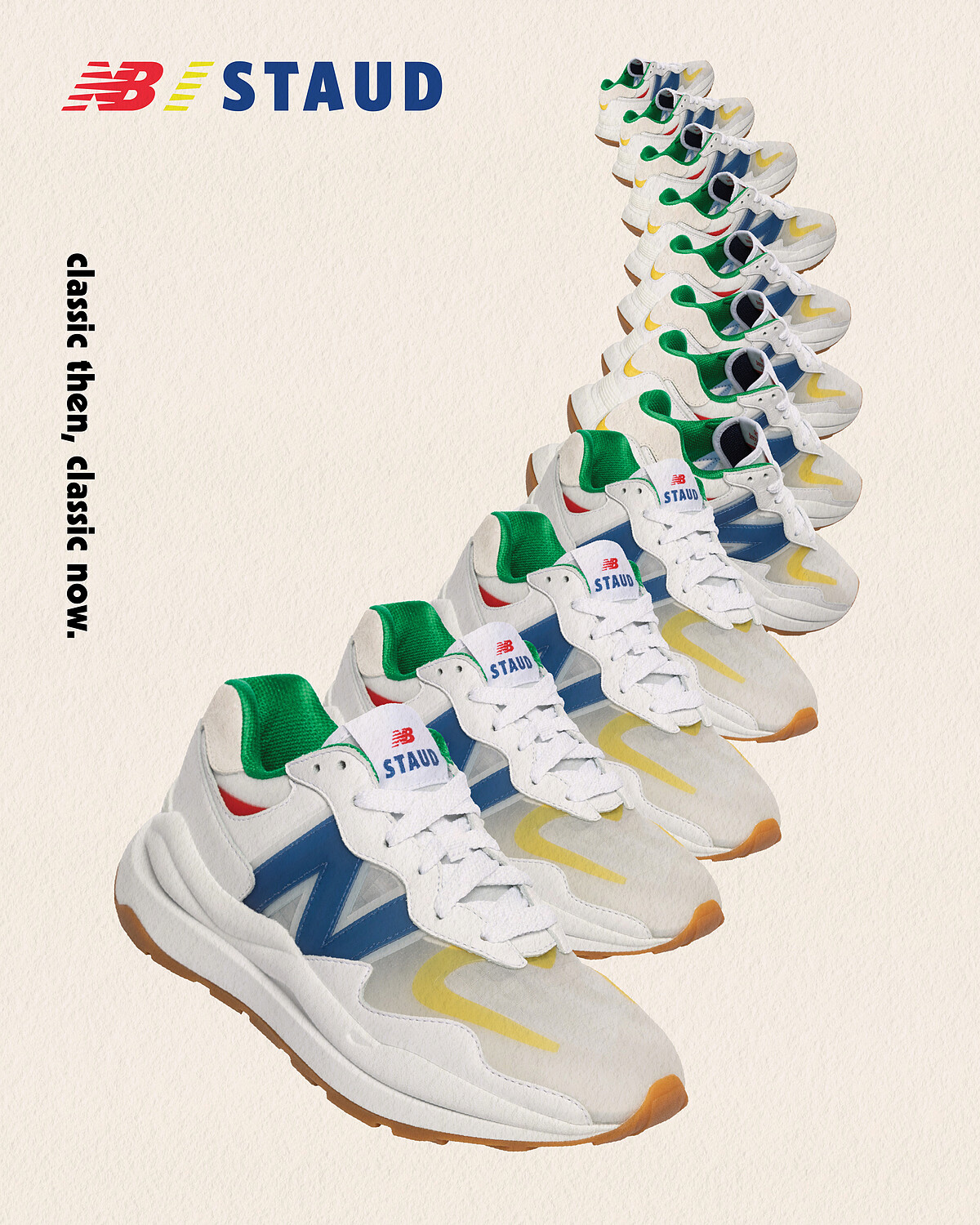 New Balance X Staud聯名系列57/40，NT4,280