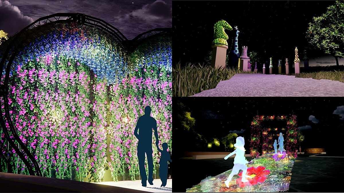 2021光織影舞點亮嘉義冬夜!兩大園區有夜光西洋棋、花朵藝術驚豔登場
