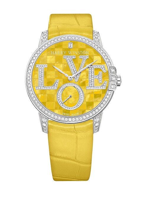 海瑞溫斯頓Midnight 系列 Winston With Love 36毫米自動腕錶