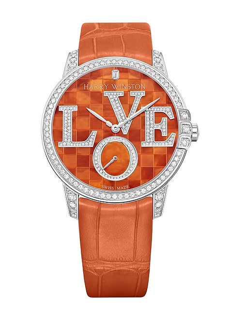 海瑞溫斯頓Midnight 系列 Winston With Love 36毫米自動腕錶