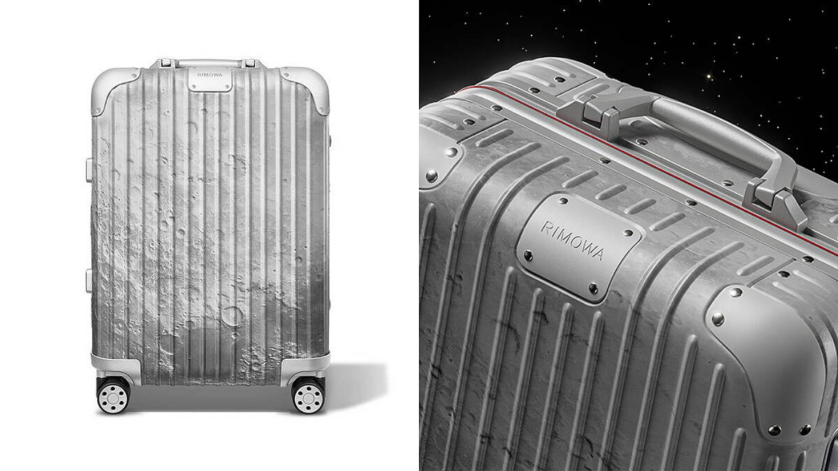 RIMOWA經典鋁鎂合金行李箱登陸月球！唯美月球細節刻畫，台灣這一天上市