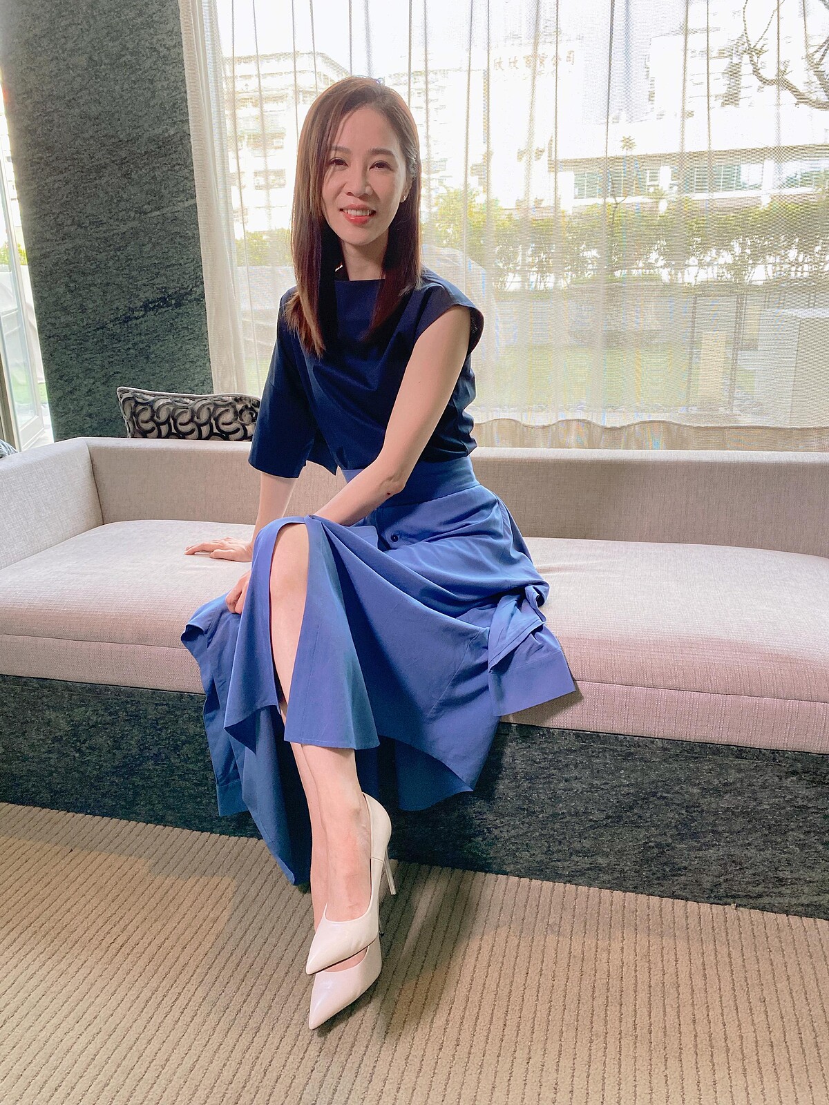 ▲▼謝盈萱、藍葦華也開心發表感言。（圖 / 華視、CATCHPLAY提供）