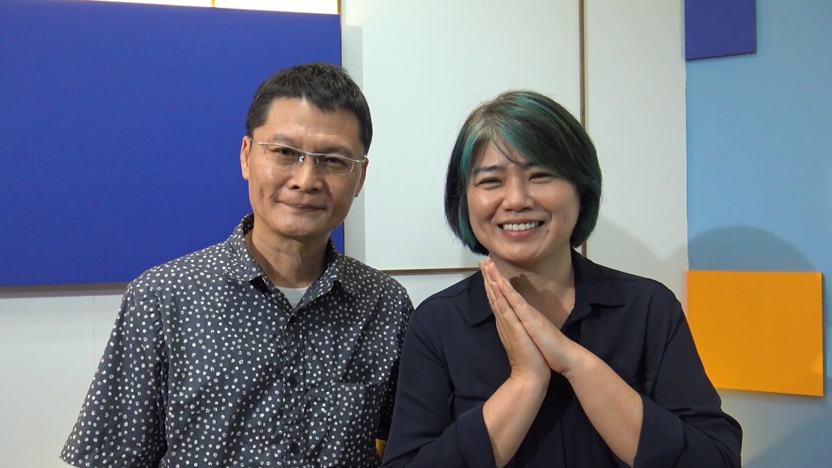 ▲導演陳長綸、嚴藝文感謝評審。（圖 / 華視、CATCHPLAY提供）