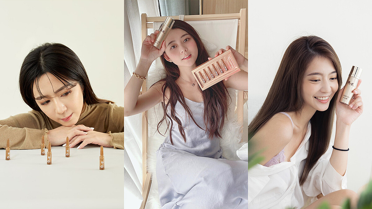 將肌膚「重新開機」7天有感變年輕！讓KOL們大讚的DF美肌醫生「EGF逆時撫紋高效安瓶＋撫紋修護霜」，養出口罩也藏不住的少女肌～ 