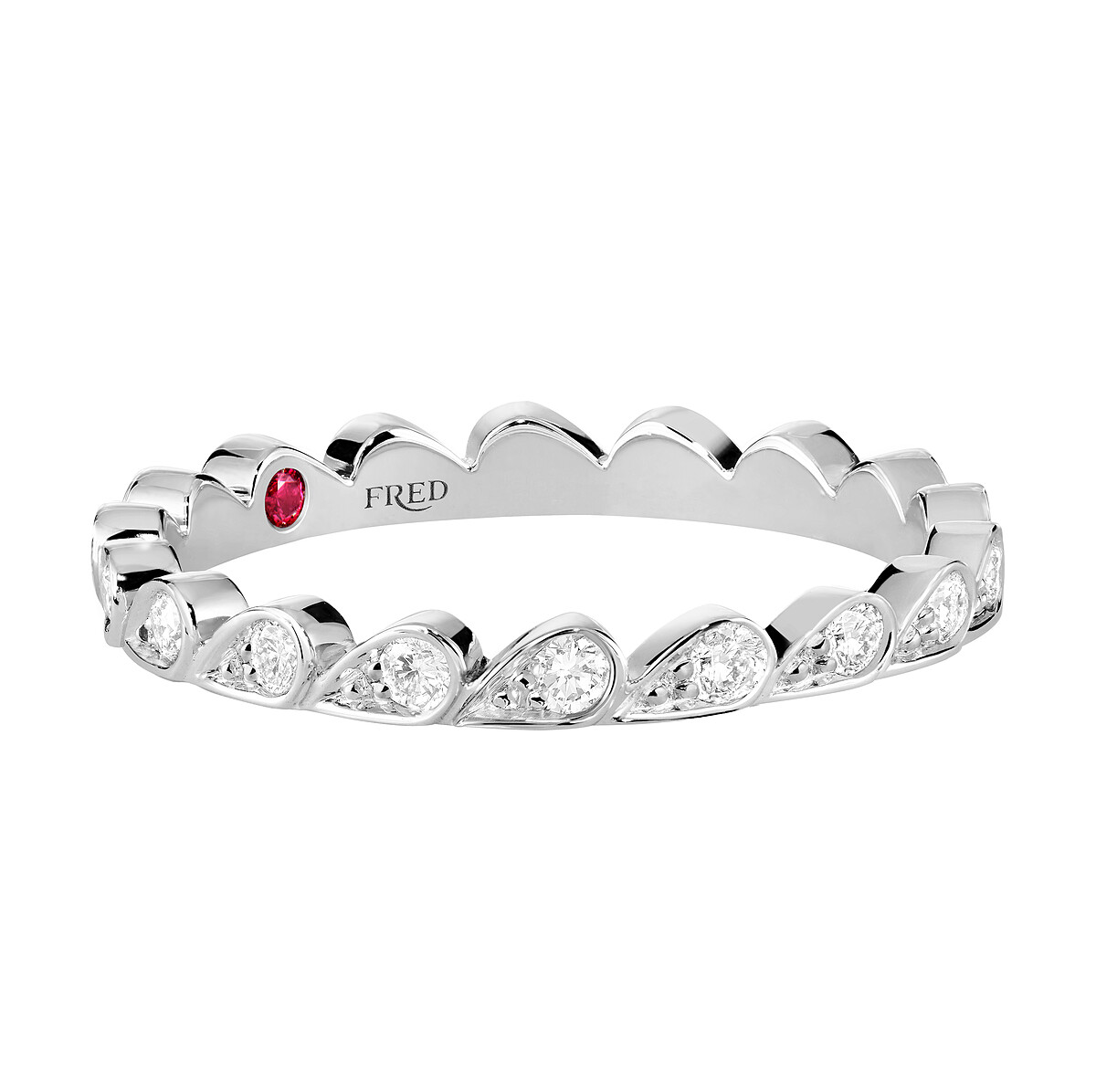 Pretty Woman Par Amour Collection 半心型鉑金鑽石對戒 TWD 114,800