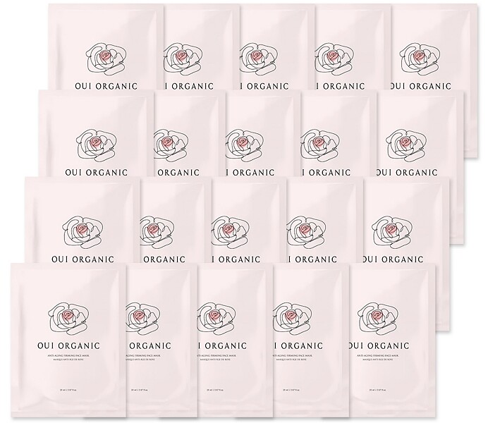 唯有機玫瑰精萃煥顏保濕面膜組,雙11狂歡價NT2,111(原價NT5,000、42折)