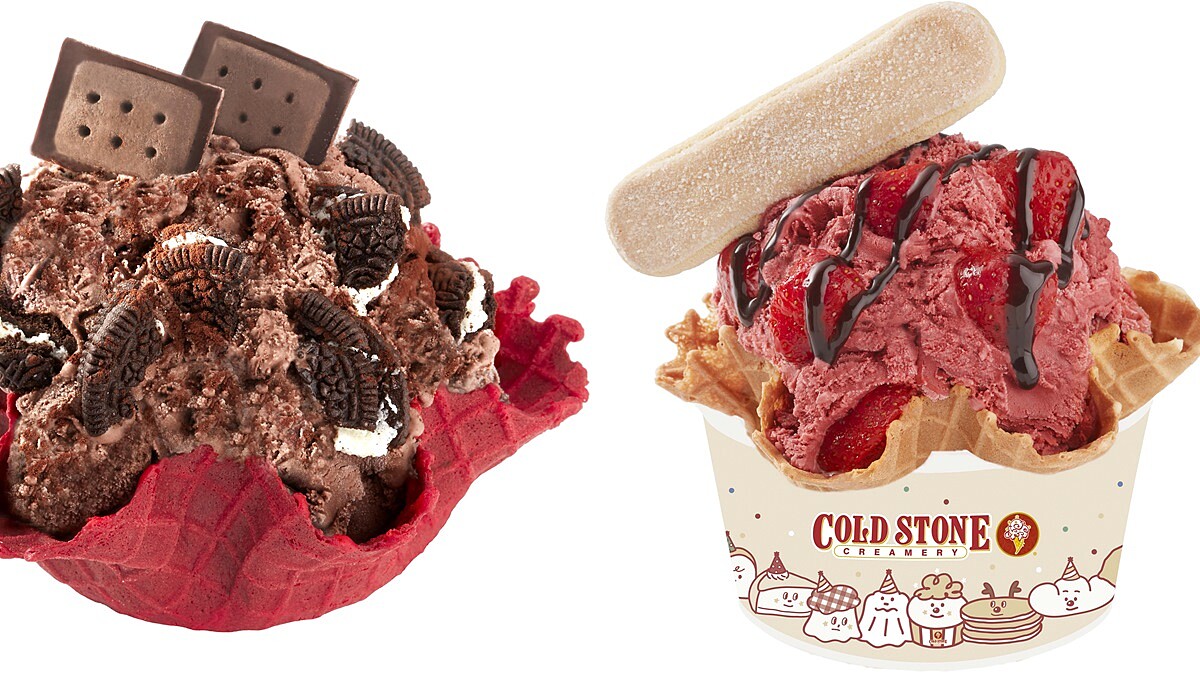 COLD STONE推4倍爆濃巧克力、耶誕紅絲絨冰淇淋！拌入OREO餅乾、草莓濃郁登場