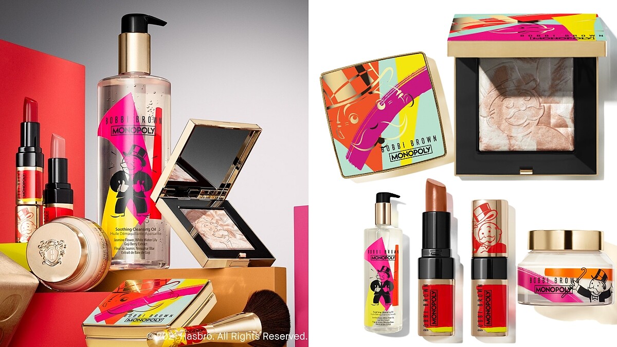 Bobbi Brown 2021聖誕Monopoly地產大亨聯名彩妝，人人都是美妝大富翁 