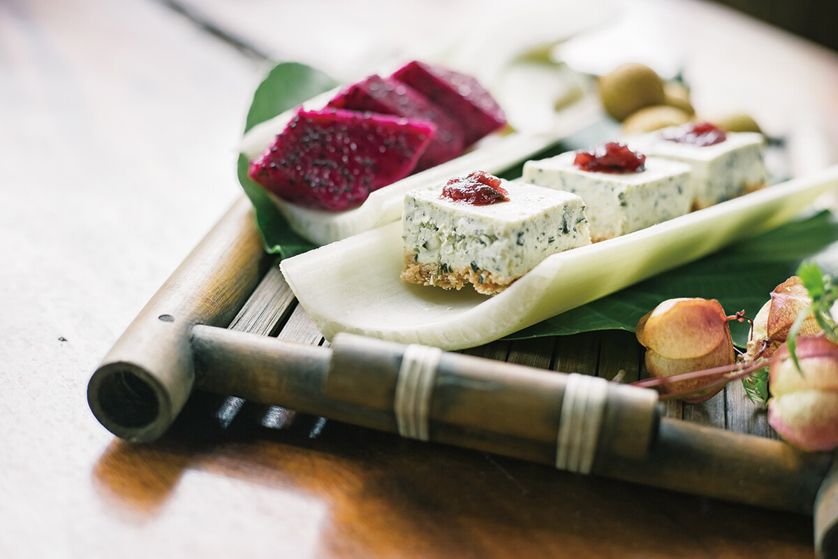 荖葉起司蛋糕。