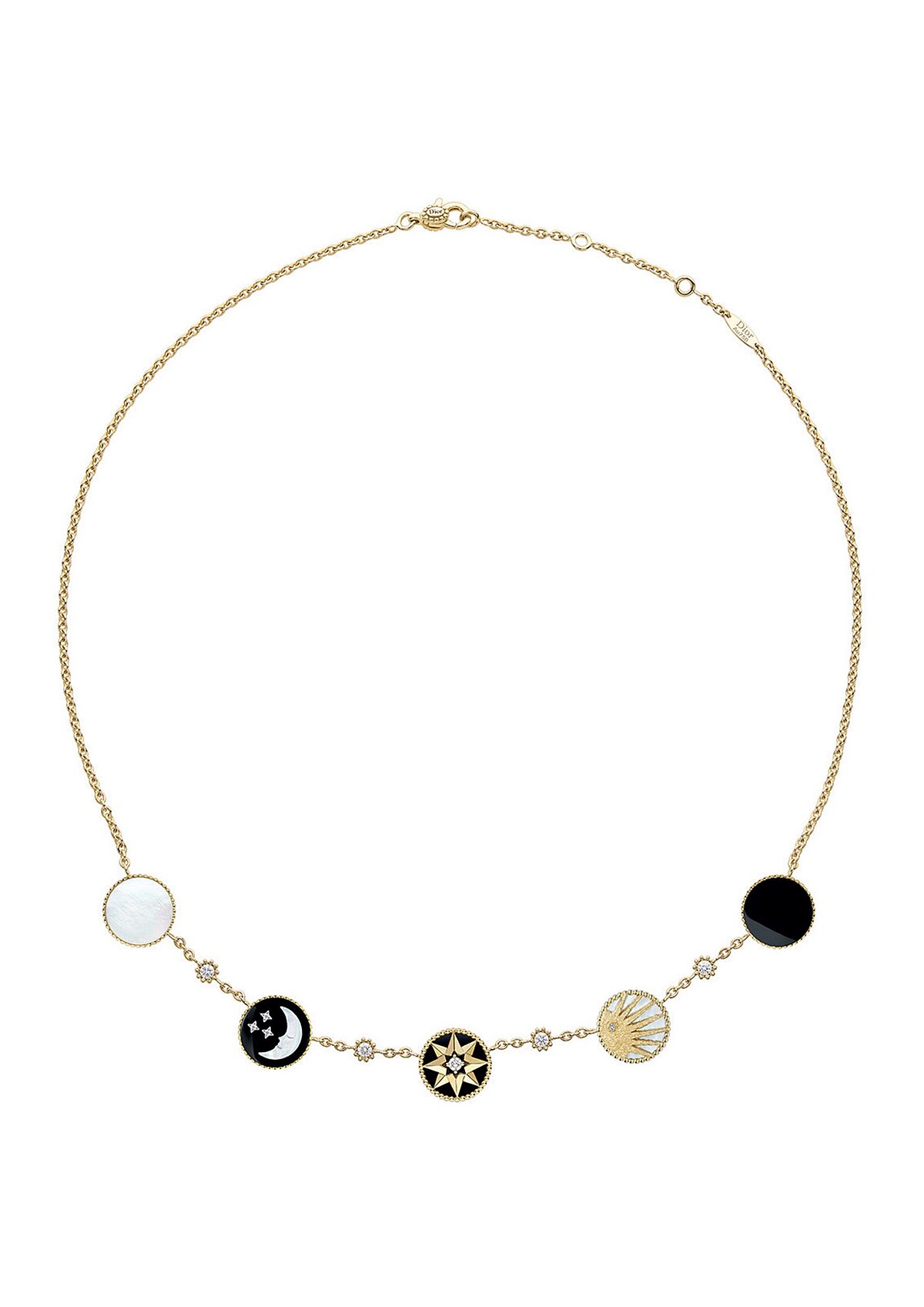 Rose des Vents Rose Celeste 黃K金短項鍊 NTD341,700