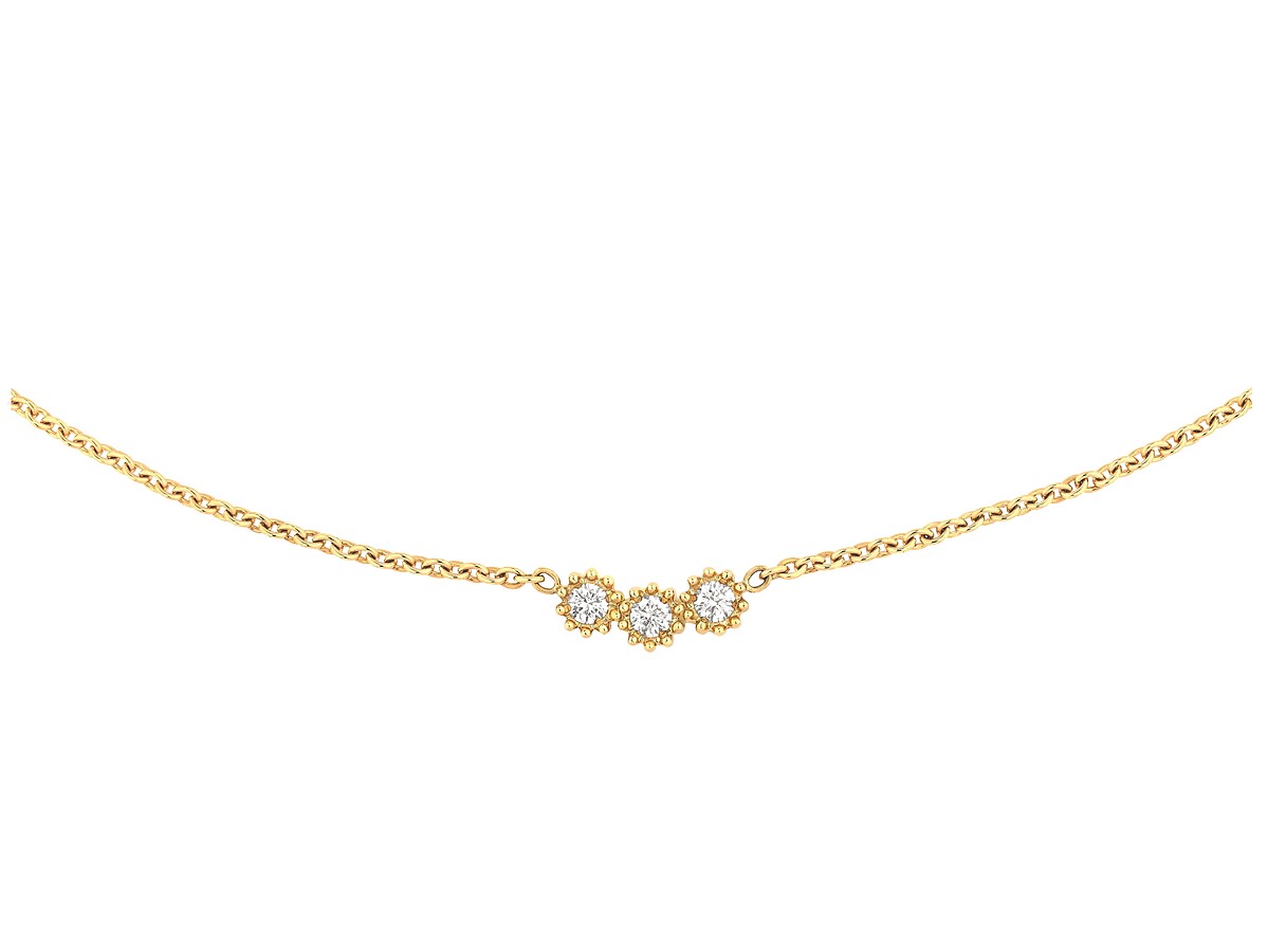 Mimirose 黃金鑽石項鍊 NTD73,700