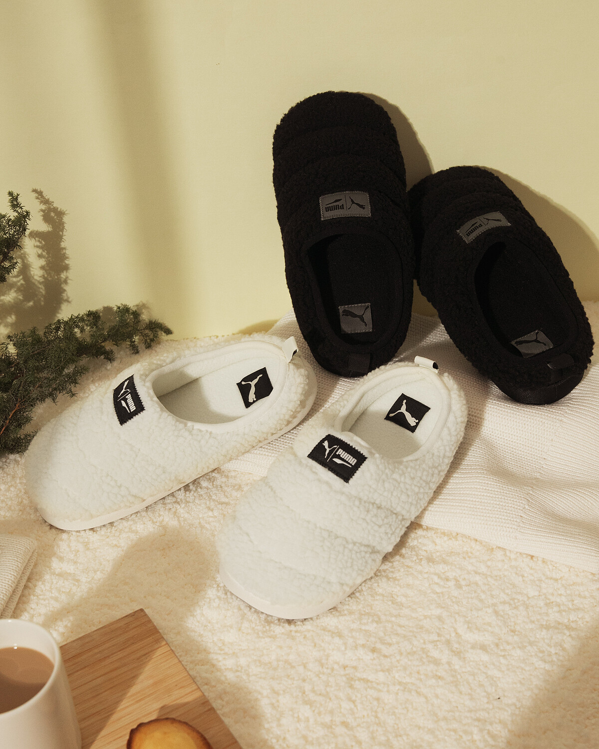 Puma SCUFF毛絨拖鞋