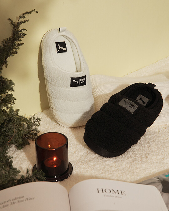 Puma SCUFF毛絨拖鞋