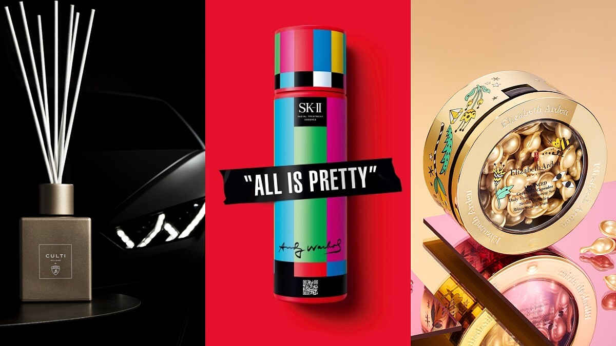 2021年末聯名:SK-II青春露X安迪沃荷、CULTI MILANO X藍寶堅尼、伊麗莎白雅頓x ANA STRUMPF