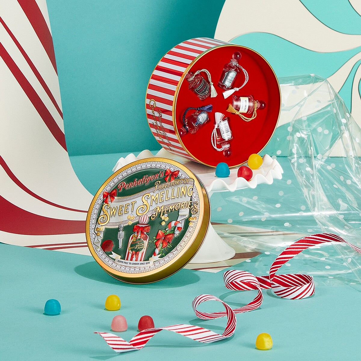 Penhaligon&rsquo;s潘海利根2021聖誕男士香氛組合情境。