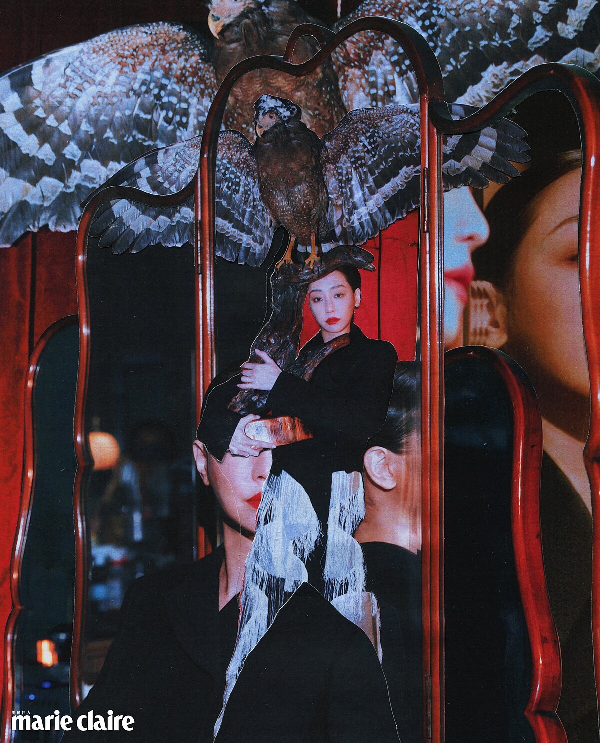 白色流蘇飾長外套，Salvatore Ferragamo