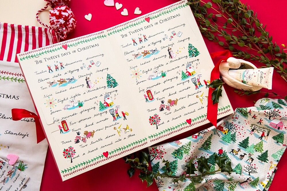 Cath Kidston 2021聖誕倒數月曆Shine Bright Beauty Advent Calendar形象圖。