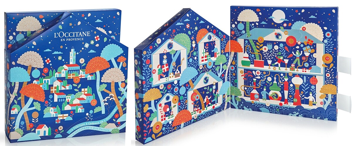 L’Occitane歐舒丹2021豐收限定版經典倒數月曆外包裝。