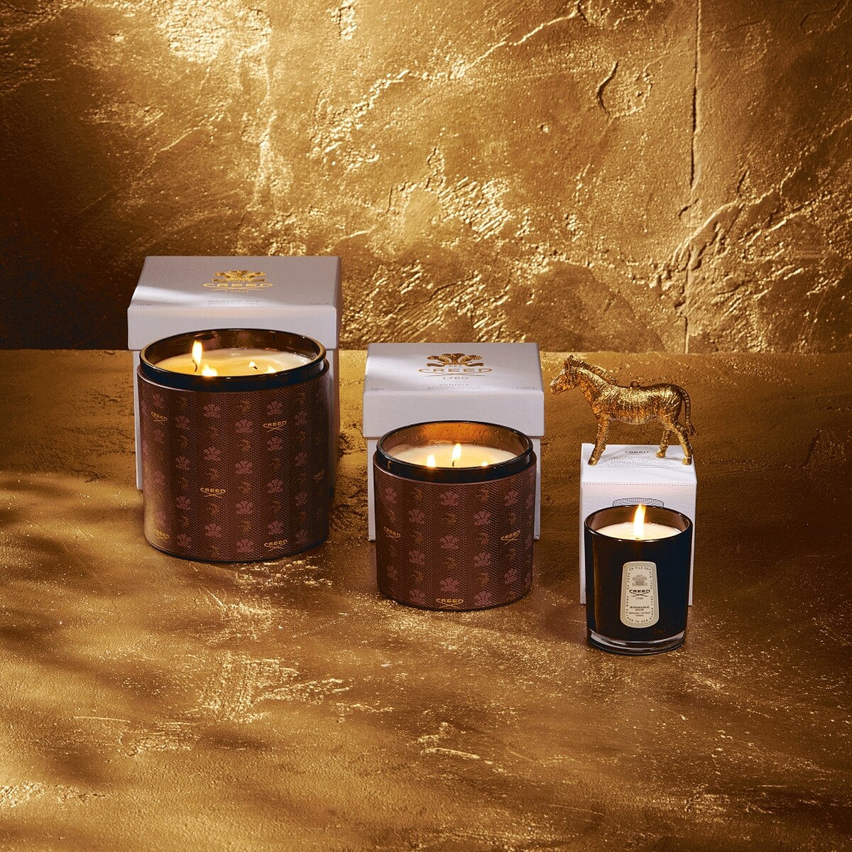 CREED 2021聖誕蠟燭情境圖。