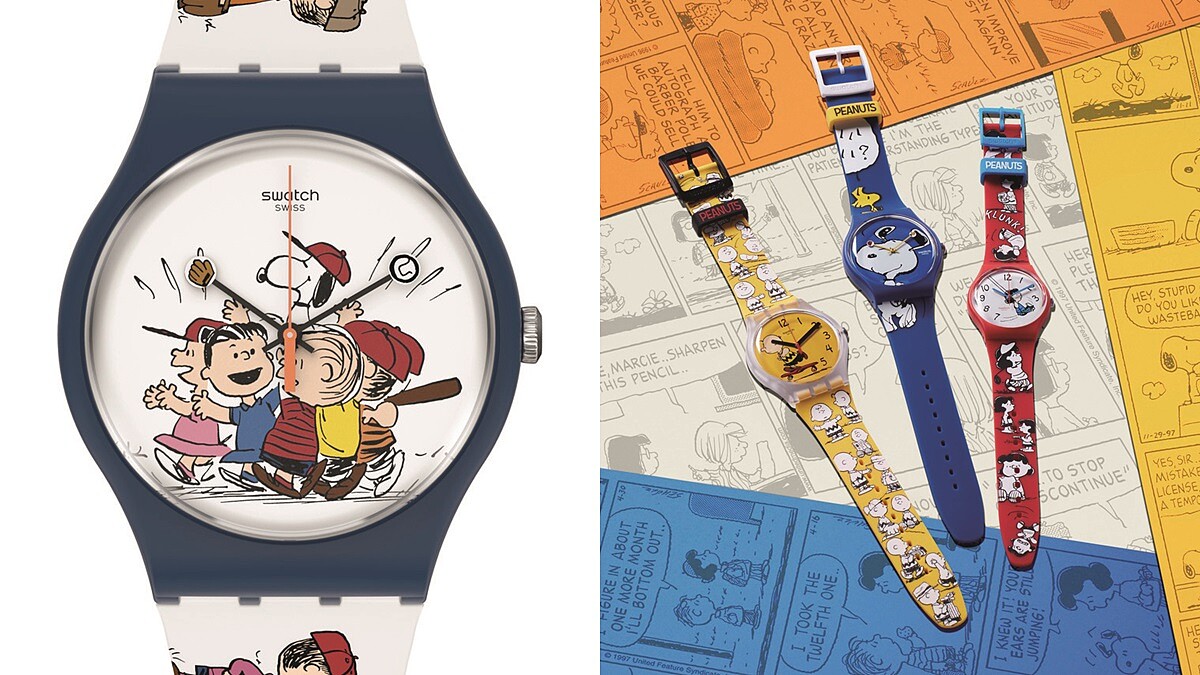 Swatch X 史努比聯名系列6大腕錶一次看，糊塗塌客、查理布朗、露西都來了
