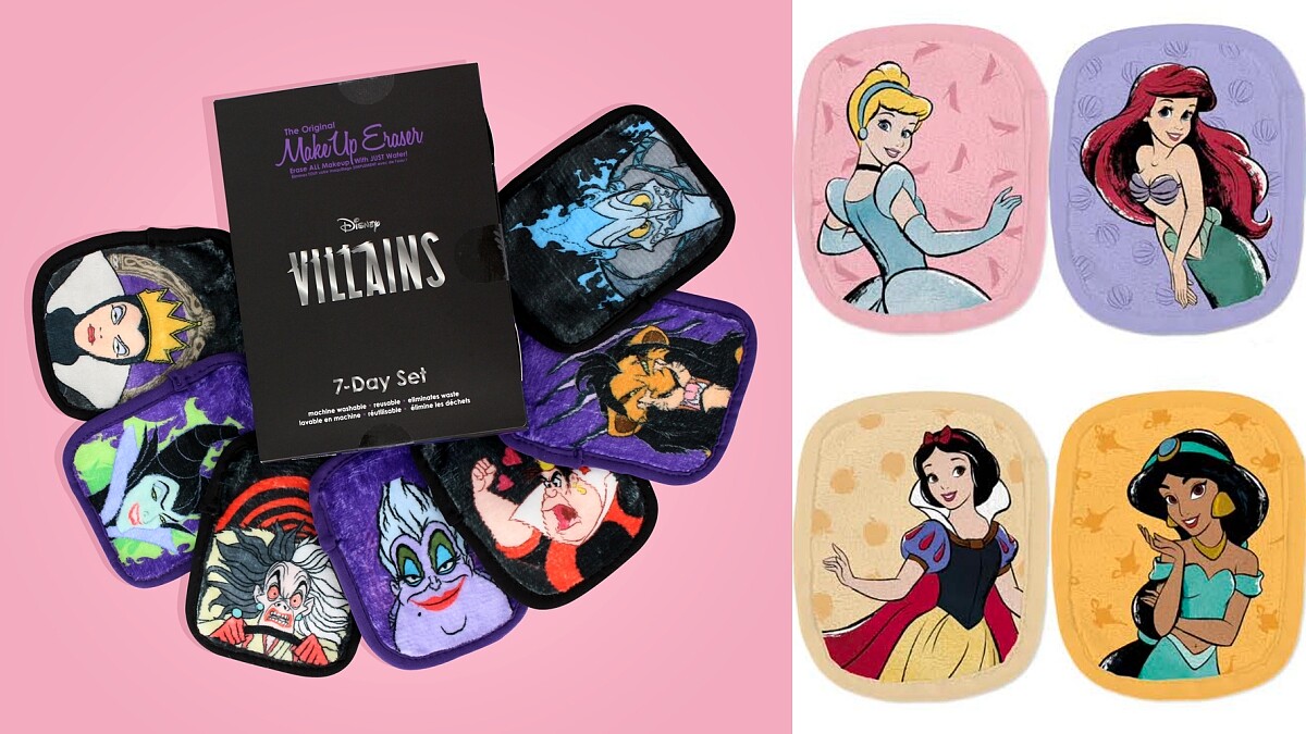 Makeup Eraser卸妝巾x迪士尼聯名，從白雪公主、小美人魚到反派烏蘇拉、壞皇后通通有