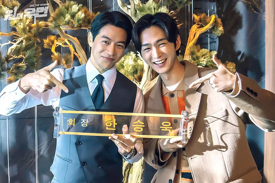 雙重人生結局 李相侖李源根幕後花照片