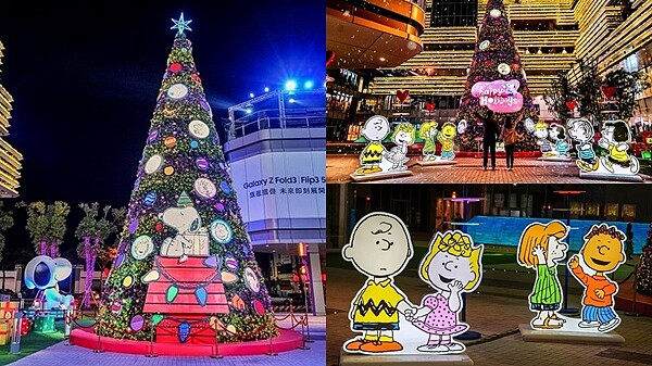 SNOOPY聖誕樹點燈！超萌史努比攻佔南紡購物中心，燈光雪花秀時間整理