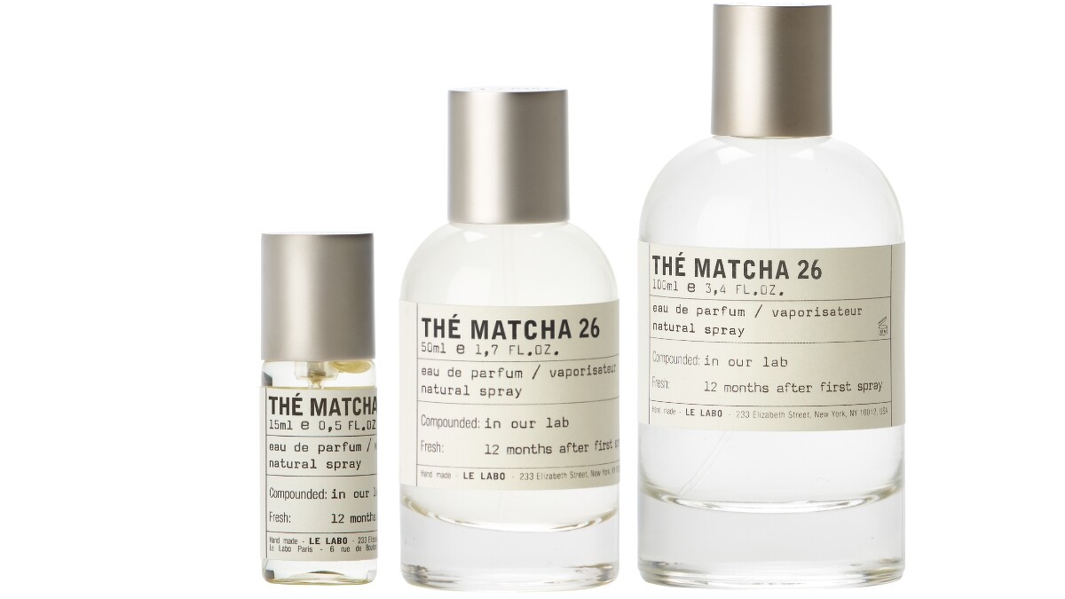 LE LABO TH&Eacute; MATCHA 26末茶26淡香精15ml，NT2,850、50ml，NT6,350、100ml，NT9,400
