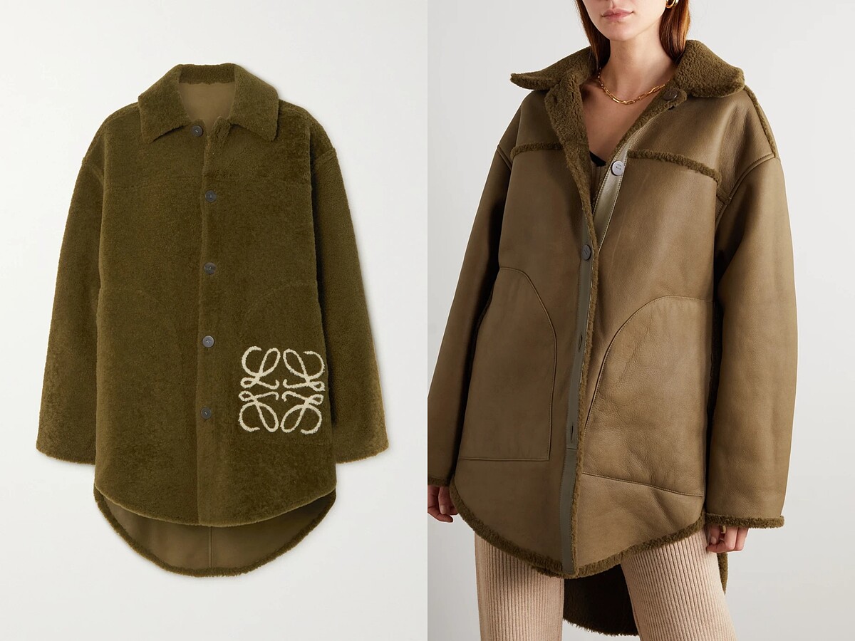 Loewe兩面穿oversized夾克，售價約NT$171,611