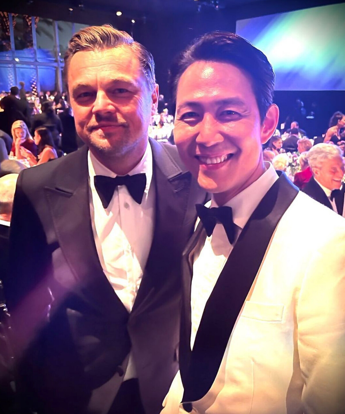 李政宰與李奧納多帥氣同框