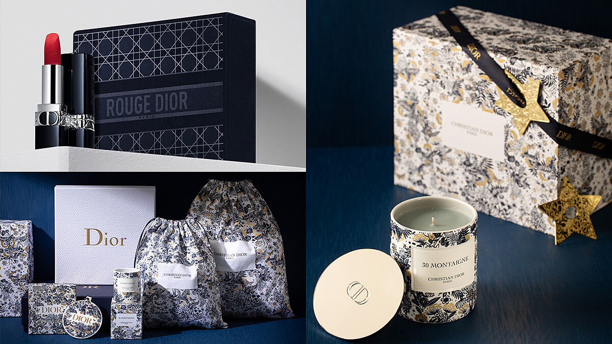 DIOR奢華爆表「藍星高訂絲絨禮盒」真的好燒！頂級系列珍藏版花蜜乳霜、拿出來令人稱羨的Miss Dior旅行組、療癒居家的香氛世家蠟燭全需收啊～