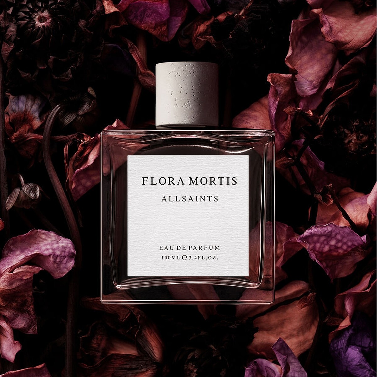 AllSaints FLORA MORTIS永夜之光中性淡香精形象圖。