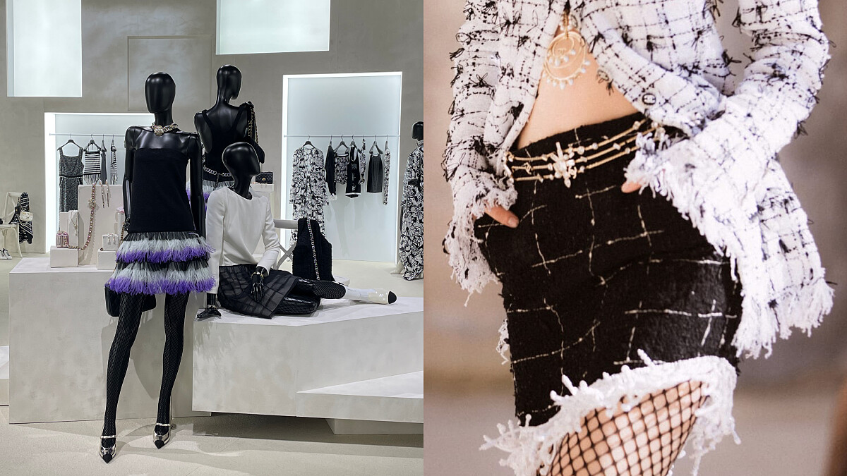 Chanel 21/22渡假系列抵達台灣！珍珠鉚釘、亮片流蘇，當個率性的龐克仙女