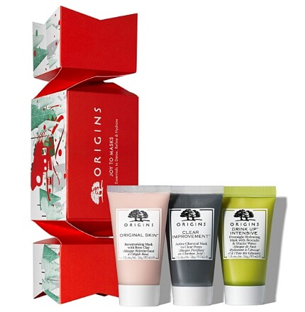 品木宣言2021聖誕經典面膜三件組(天生麗質粉美肌面膜30ml、一飲而盡深度滋潤面膜30ml、泥娃娃活性碳面膜30ml)，NT980