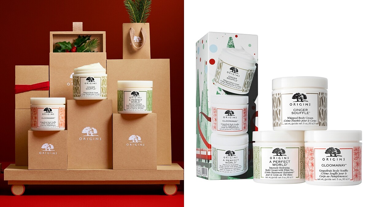 品木宣言2021聖誕舒芙蕾三件組(薑味暖暖香氛舒芙蕾90ml、葡萄柚閒情香氛舒芙蕾90ml、白毫銀針護體凝霜90ml)，NT1,300