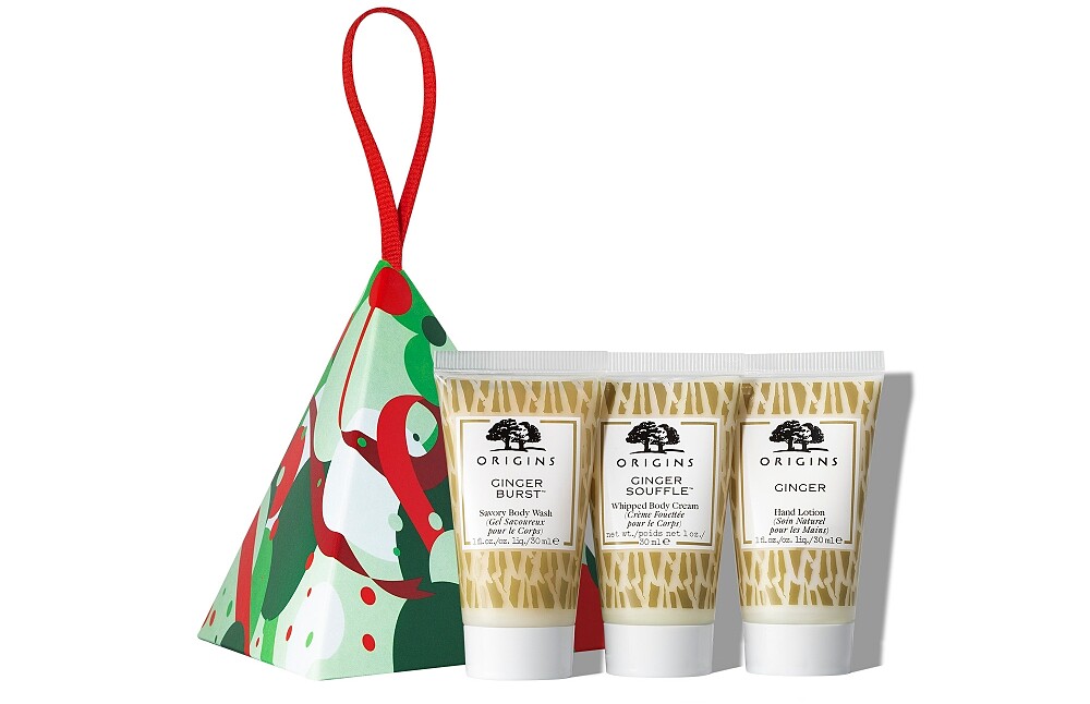 品木宣言2021聖誕薑味暖暖迷你組(薑味暖暖香氛沐浴乳30ml、薑味暖暖香氛舒芙蕾30ml、薑味暖暖香氛護手乳30ml)，NT390