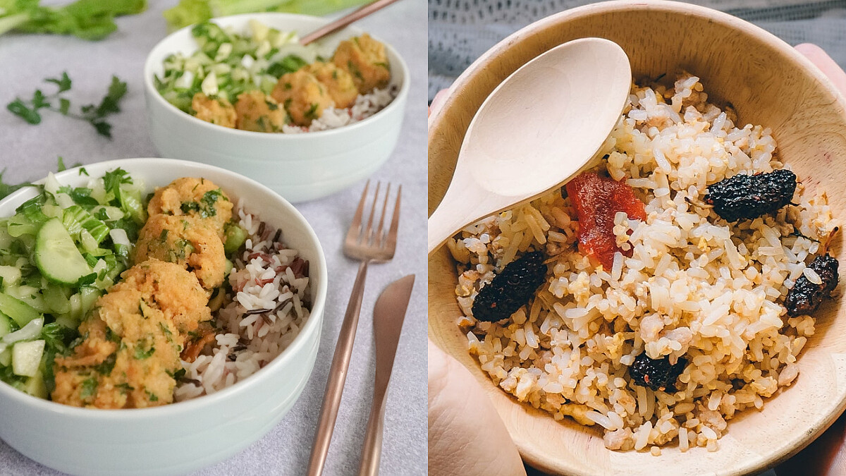 飽足感！健康養身！香噴噴的”豆腐雞滷肉雜糧拌飯”食譜來了！