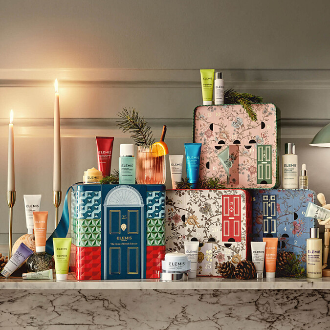 Elemis 2021節慶限定倒數月曆情境圖。