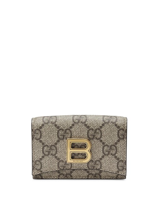 Gucci 駭客實驗室系列 GG緹花短夾，NT19,300