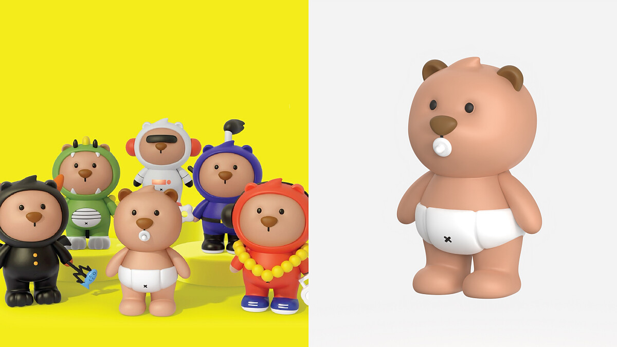 Gap布萊納小熊公仔來了！太空人、忍者、惡魔小熊等5款公仔，還有+1隱藏版是它