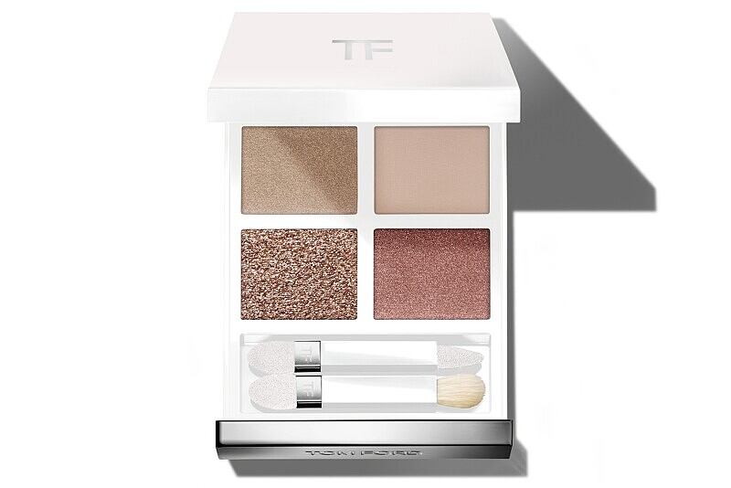 TOM FORD 2021聖誕太陽輕吻訂製香檳玫瑰四格眼盤(#NAKED PINK)，NT3,100