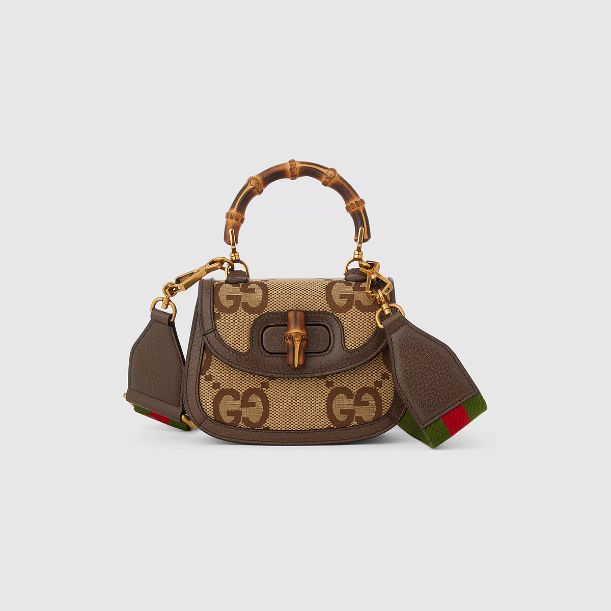 Gucci Jumbo GG竹節包Mini，NT74,800